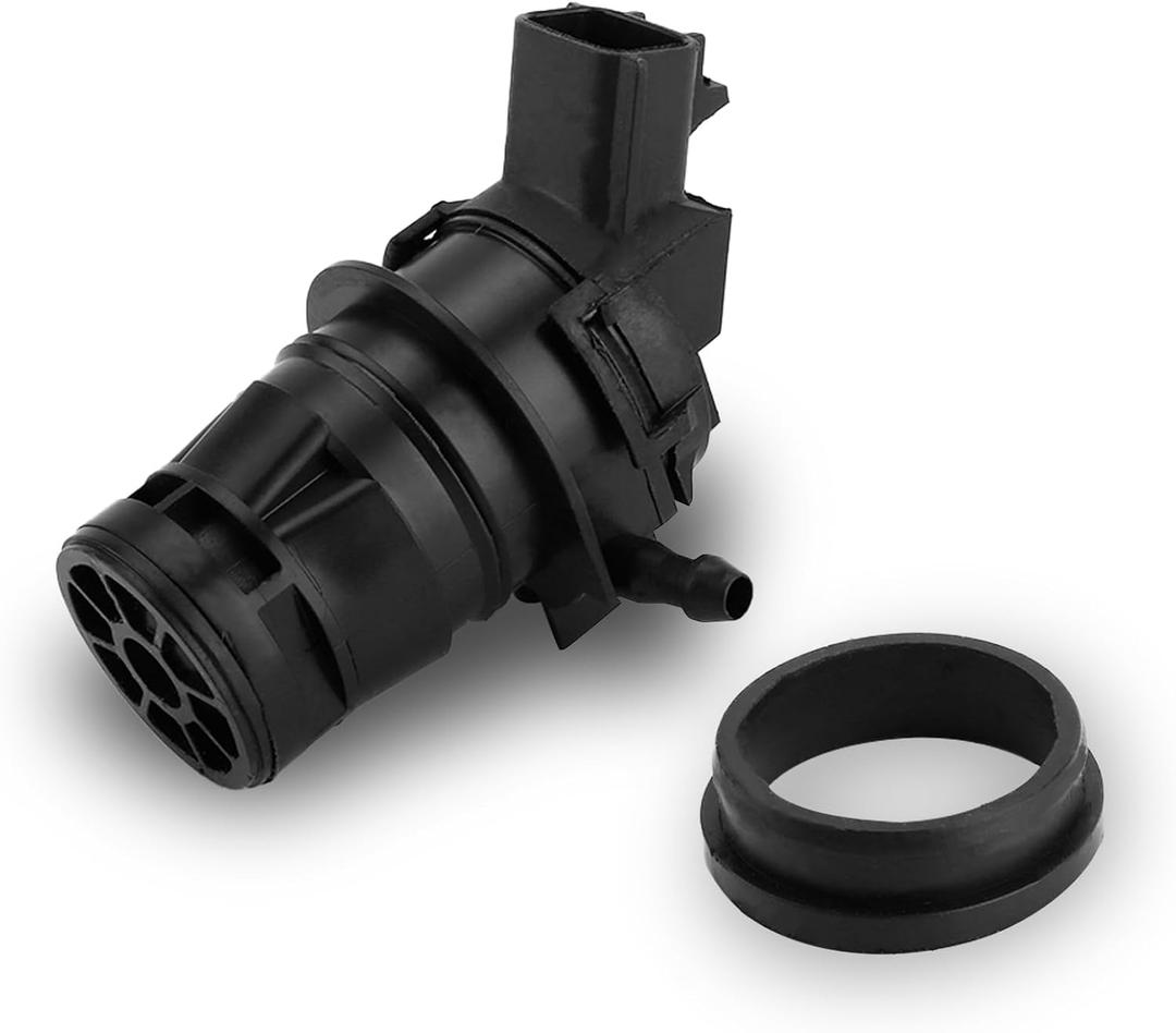 Windshield Washer Pump, Standard Windshield Wiper Fluid with Grommet, Front Washer Fluid Wiper Pump Compatible with Toyota, Lexus, Subaru, Mazda, Nissan, Acura, Honda Replace#85330-60190 85330-AE010