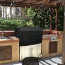 Built-in Grill 45" Fits for Weber Summit S-660,Weber Summit SB38 S,Bull 38 & 5 Burner,Blaze 40,Hygrill 40,Brand-Man 40,Most 34"-42" Built in Grill,Island BBQ Top Cover