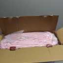 Homemate Electric Heated Blanket King Size - 100"x90" Heating Blanket King Size Dual Control 1/2/4/6/8 Hours Auto-Off 10 Heat Level Over-Heat Protection Soft Flannel Sherpa ETL Certification (06 - Pink(striped))