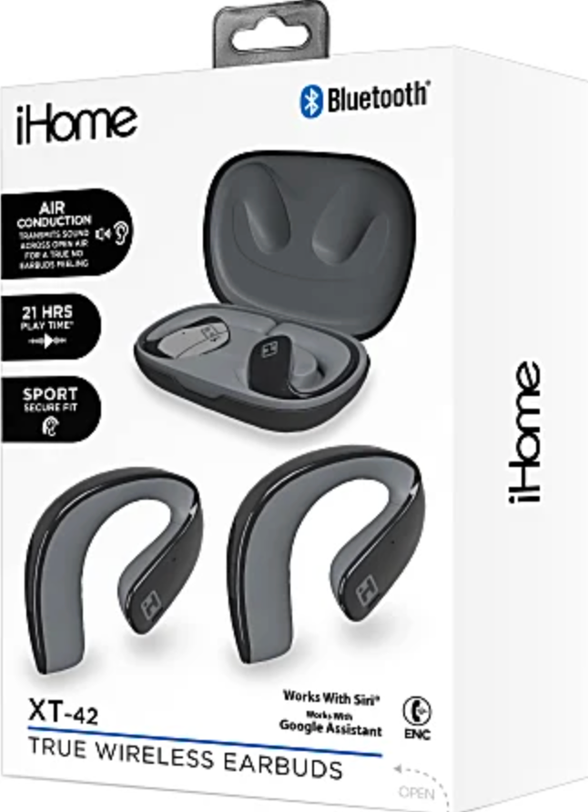iHome XT - 42 TRUE WIRELESS EARBUDS Black