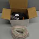 AgiiMan Pool Cover Pump Above Ground - Submersible Swimming Sump Inground Pump, Water Removal with 16' Drainage Hose and 25 Feet Power Cord, 850 GPH, 3 Adapters (Orange)