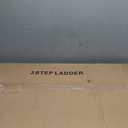 3 Step Ladder, Protable Steel Folding Stool with Wide Anti-Slip Pedal, 500lbs Sturdy Steel Ladder, Black