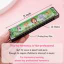 12 Pcs Kids Harmonicas Bulk | 16 Holes Musical Instrument Toys for Birthday Party Favors, Goodie Bag Stuffers, Classroom Prizes & Gifts for Kids Ages 4+