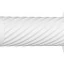 Tension Curtain Rod 32-48Inch White Shower Rod Tension Rod Adjustable Curtain Rods No Drilling Curtain Rods for Bathroom,Windows,Closets,Doorway