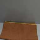 53.5 x 11.8 Inch Brown Frosted PU Leather Sheet 0.7mm Faux Suede Leather Fabric Solid Color Soft Scratch-Resistant Waterproof Synthetic Leatherette Roll for DIY Crafts Upholstery Furniture