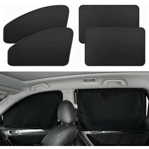 Car Sunshade, Car Privacy Window Shade, 100% Block Light for Breastfeeding, Taking a nap, Changing Clothes, Camping (Full Sets 4pcs)