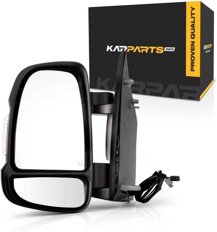 For Ram ProMaster 1500/2500/3500 2014-2022 Door Mirror Driver Side | Power Folding | Heated | w/Signal | Replacement For CH1320432 | 5VF01JXWAG