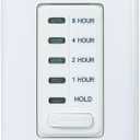 Intermatic Electronic Countdown Timer for Whole House Fans - EI220W-1-1/2/4/8 Hour with Hold Mode, SPST, 120 VAC, 60 Hz, 15 Amp, White