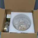 Pendant Light with Clear Striped Glass Lmapshade, Brass Vintage Pendant Light Adjustable Hanging Light for Kitchen Island Dining Room Hallway (Hardwired 1 pack)