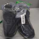 WHITIN Men's Waterproof Winter Shoes Snow Boots Outdoor for Cold Weather Warm Work Insulated Size 12 Fur Leather Hiking Mid Ankle Top Black 46