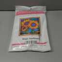 DMCVIVR Stamped Cross Stitch Kits for Adults Beginners Embroidery Kits 11CT Needlepoint Kits Cross Stitch Patterns Embroidery Patterns- Magic Sunflower 18x18 inch (Handicrafts35)