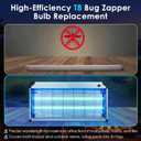 4 Pack 20W Bug Zapper Light Bulb Replacement Compatible with Aspectek 40W Bug Zapper - T8 UV Light Tube with 5000 Hour Lifespan, 23Inch Long for Large Electronic Insect Killers
