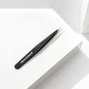 Tweezerman Stainless Steel Point Tweezer - Eyebrow Precision Tweezers, Facial and Ingrown Hair Removal (Midnight Sky)