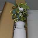 obbsie 23.5" Faux Flowers in Vase, Silk Sunflower Artificial Flowers with Metal Pot Fake Sunflowers with Vase Flowers Arrangement Centerpieces for Table Kitchen Dining Living Room Home Spring Decor