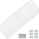 Comfortable Bathroom Toilet Tank Lid Bathroom Decor Accessories 40271 Universal Toilet Tank Replacement CoverWhite