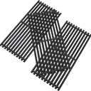 Criditpid Grill Grates for Charbroil Commercial Tru Infrared 3 Burner 463242516 463242515 G474-0017-W2 G466-0025-W1A, 17" Cast Iron Cooking Grates Replacement Parts for Char-Broil 466242615, 463243016
