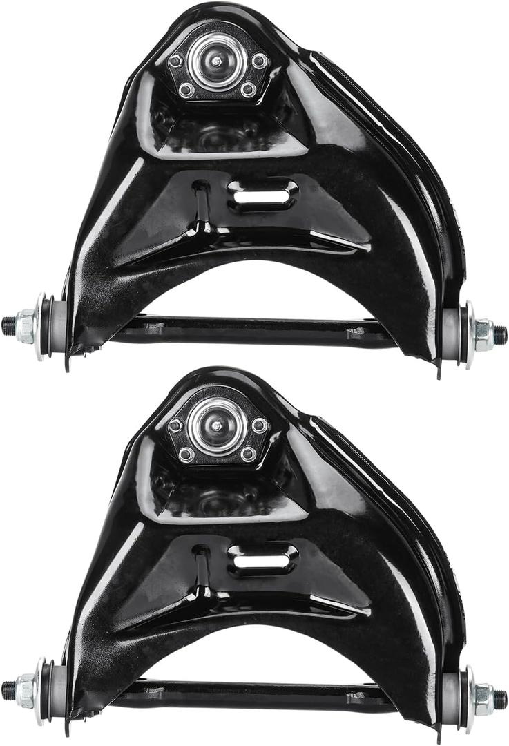 2 Pcs Front Upper Control Arms with Ball Joint Assembly Suspension Kit Fit for Pontiac Lemans Bonneville, for Chevy Malibu Blazer, for Buick Regal 1978-1987, Century 1978-1981, K620261 K620260