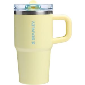 STANLEY Quencher ProTour Flip Straw Tumbler with Leakproof Lid | Built-In Straw & Handle | Cupholder Compatible for Travel | Insulated Stainless Steel Cup | BPA-Free (20 Ounces, Pomelo)