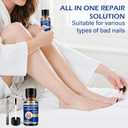 3 x Multi-Purpose Nail Repair, Nail Solution with Tea Tree Oil for Discolored and Damaged Nails，Plant Drops for Nails Care，Discolored and Damaged Nails(1PC) ﻿