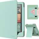 MoKo Case for 7"/6.8" Kindle Paperwhite(12th/11th Generation-2024/2021) and Kindle Paperwhite Signature Edition, Slim PU Shell Cover Case with Auto-Wake/Sleep for Kindle Paperwhite 2024, Agave Green