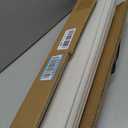 No Drill Roman Shades, Blackout Cordless Roman Shades for Indoor Windows, Thermal Insulated Room Darkening Fabric Blinds for Bedroom & Living Room, 36" W x 64" H, Off White