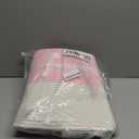 MEGASKET Large Pink Storage Basket, 22" x 17" x 12" Rectangle Cotton Rope Bin for Organizing, Woven Blanket storage for Living Room, Kids Toy Bin Box, Decorative Nursery Storage, Pink Room Decor