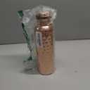 Kitchen Science- Copper Craft 34oz Copper Water Bottle with Canvas Bag  Lab-Tested, Leak-Proof, Heavy Duty, Ayurvedic Drinking Bottle