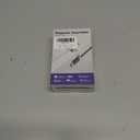 3 x StayCable 5FT USB A to USB C Cable with Built-in Magnetic Holder for Nightstand, Desk and Car, 3A Fast Charging Anti-Fall Cord with 2 Adhesive Metal Plates, Braid Type-C Data Cable for iPhone 17 (White)