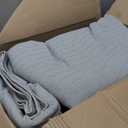 Area Rugs 5x7, Washable Rugs for Living Room, Vintage Boho Light Blue Rug for Office, Dining Room, Kids Room and Farmhouse, Durable Low Pile Non-Slip Area Rug for High Traffic Areas