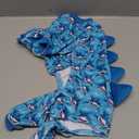 CuteBone Dinosaur Costume Dog Pajamas, Stretchy Spandex Crystal Velvet Sleepwear Coat for Small Dogs, Soft & Warm Pet Outfit Clothes for Cold Weather, Cozy Pullover Design COSP05L (Large)