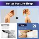 Cervical Neck Pillow, Protect Your Sleep Quality with Memory Foam, All Night Side Sleeper Pillow, Deep and Quality Sleep for Cooling Pillow