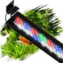 Led Aquarium Light, Full Spectrum Fish Tank Lights, 30 Inch Freshwater Fishtank Hood Lighting for Grow Fish, Plants, Adjustable from 24 to 30in