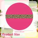 6 x Buryeah 6 Pcs Leopard Print Tablecloth 84'' Cheetah Print Table Cloth Disposable Animal Table Runner for Birthday Party Wedding Decorations Baby Shower Picnic Kitchen Decor (Pink)
