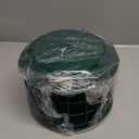 Kingsyard Tube Squirrel Proof Bird Feeders for Outdoor Hanging, Metal Caged Bird Feeder with Rain Proof Covered for Wild birds Finches Bluebird, 4 Feeding Ports, Green