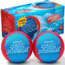 Activ Life The Ultimate Larger 3 Size Skip Balls - Water Bouncing Ball, Beach Toys for Friends & Family, Pool Toys and Beach Must Have, Two Pack (Red/Blue)