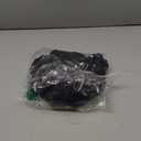 AI'MAGE Women's High Waisted Bikini Sets Tummy Control Swimsuits 2026 Two Piece Bathing Suits Color Block Halter Swim Suits (Black With White Dots)