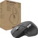 Logitech MX Master 4 for Business, Wireless Mouse with Quiet Clicks, 8K DPI, MagSpeed Scrolling, Logi Bolt Receiver, Bluetooth, Actions Ring, Haptics, USB-C Charging – Graphite