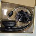 Trucker Bluetooth Headset with Charging Base, Wireless Hands-Free Headset with Noise Canceling Mic & Mute Button, 56Hrs Working Time PC Headsets for Cell Phones, Computer, Truck Driver