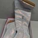 Women Rhinestone Over the Knee Cowboy Boots, Sparkly Bling Cowgirl Boots Western Thigh High Boots Pull-On Side Zippers Chunky Heel Pointed Toe Size10 For Fashion&Daily