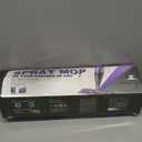 Spray Mops for Floor Cleaning - Wet Dry Mops with 2 Washable + 2 Disposable Pads for Swiffer Powermop - Refillable Bottle for Hardwood Tile Home Kitchen - Absorbs Pet Hair Dust Stains (Gray)