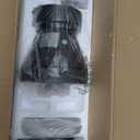 TCL 52" Ceiling Fan with Lights, Black Flush Mount Ceiling Fans with Remote Control, 6 Speeds DC Reversible, Dimmable, Noiseless, Low Profile Ceiling Fans for Bedroom