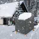 Patio Furniture Covers Waterproof 2 Pack,Patio Chair Covers for Outdoor Furniture Waterproof ,Heavy Duty Chair Covers Waterproof-Grey 30"x34"x28.87"/38.5"(H)