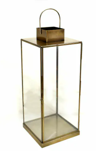 HD Designs Glass Lanter 21 Inch