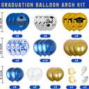 Graduation Decorations Class of 2026 - Blue and Gold Balloons Boxes with Letters 2026 GRAD So Proud of You - Complete Party Supplies for High School & College Celebrations