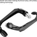 Aramox Universal 7/8" Motorcycle Hand Guards, Aluminum Alloy Handlebar Brake & Clutch Protector for Dirt Bike, ATV, Pit Bike, CRF KLX KX (Black)