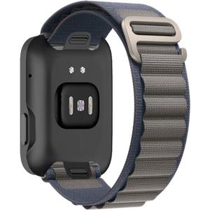 Vixjimono Alpine Loop Band Compatible with Apple Watch Band 49mm 46mm 45mm 41mm 44mm 40mm 42mm 38mm Men Women, Nylon Sport Loop Bands for Apple Watch Ultra 2&1 iWatch Series10 9 8 7 SE 6 5 4 3 2 1 (Blue&Gray)