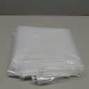 Barossa Design Plastic Shower Curtain Liner 69" x 70" with 6 Magnets - Waterproof PEVA Shower Liner for Standard Size Bathroom, PVC Free, Metal Grommets - Clear, 69X70