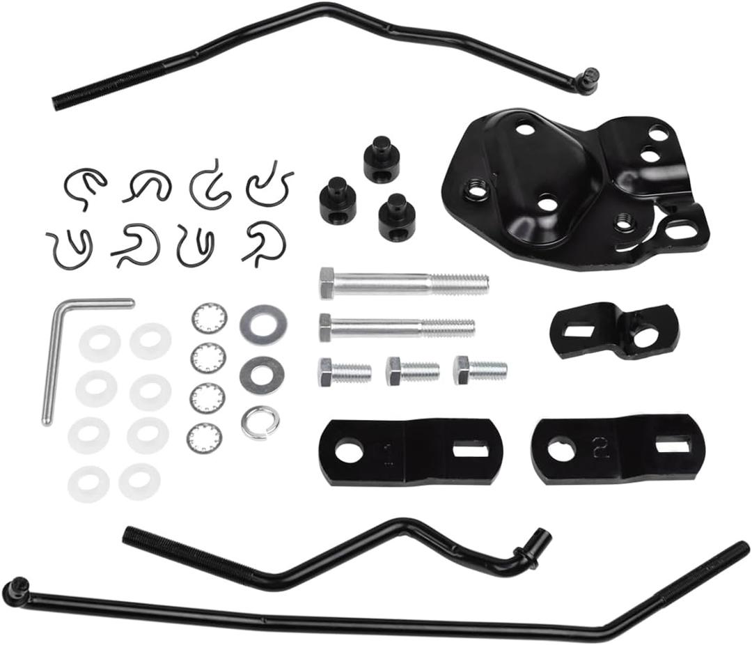 3733163 4 Speed Shifter Linkage Kits Compatible with Chevy Buick Studebaker Oldsmobile Pontiac Hurst Shifter with Muncie Transmission 1955-1968