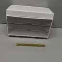 3 Drawers Bathroom Counter Organizer - 5 Tier Makeup Organizer, Versatile Perfume Organizer, Ideal for Bathroom Storage, Vanity, Large Skincare, Perfume, Present, Clear