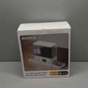 ROJECO Automatic Cat Feeder and Water Dispenser,36Cups/8.5L 2-in-1 Stainless Steel Bowls Large Capacity Cat Food Dispenser and Gravity Water Fountain for Cats Small Dogs Puppies Kittens Pets (White)